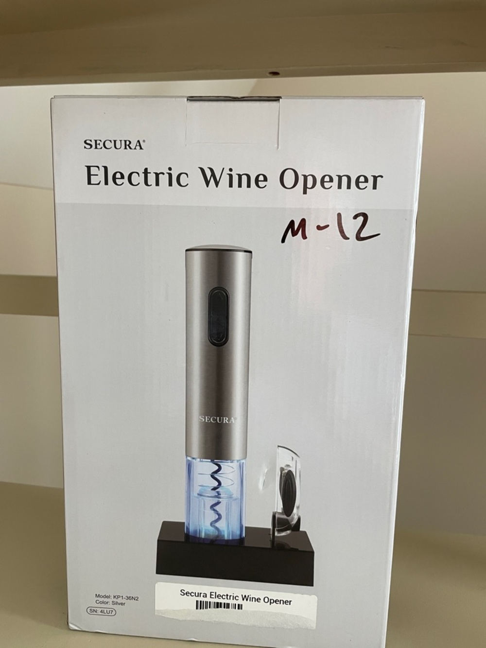 Secura rechargeable electric win opener NIB